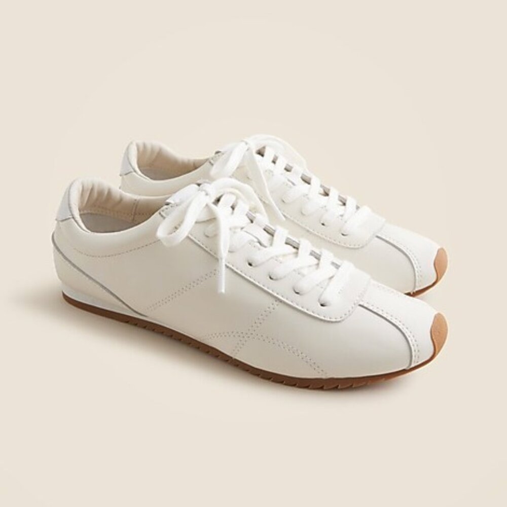 J. Crew Rec Sneakers in Leather Size 7